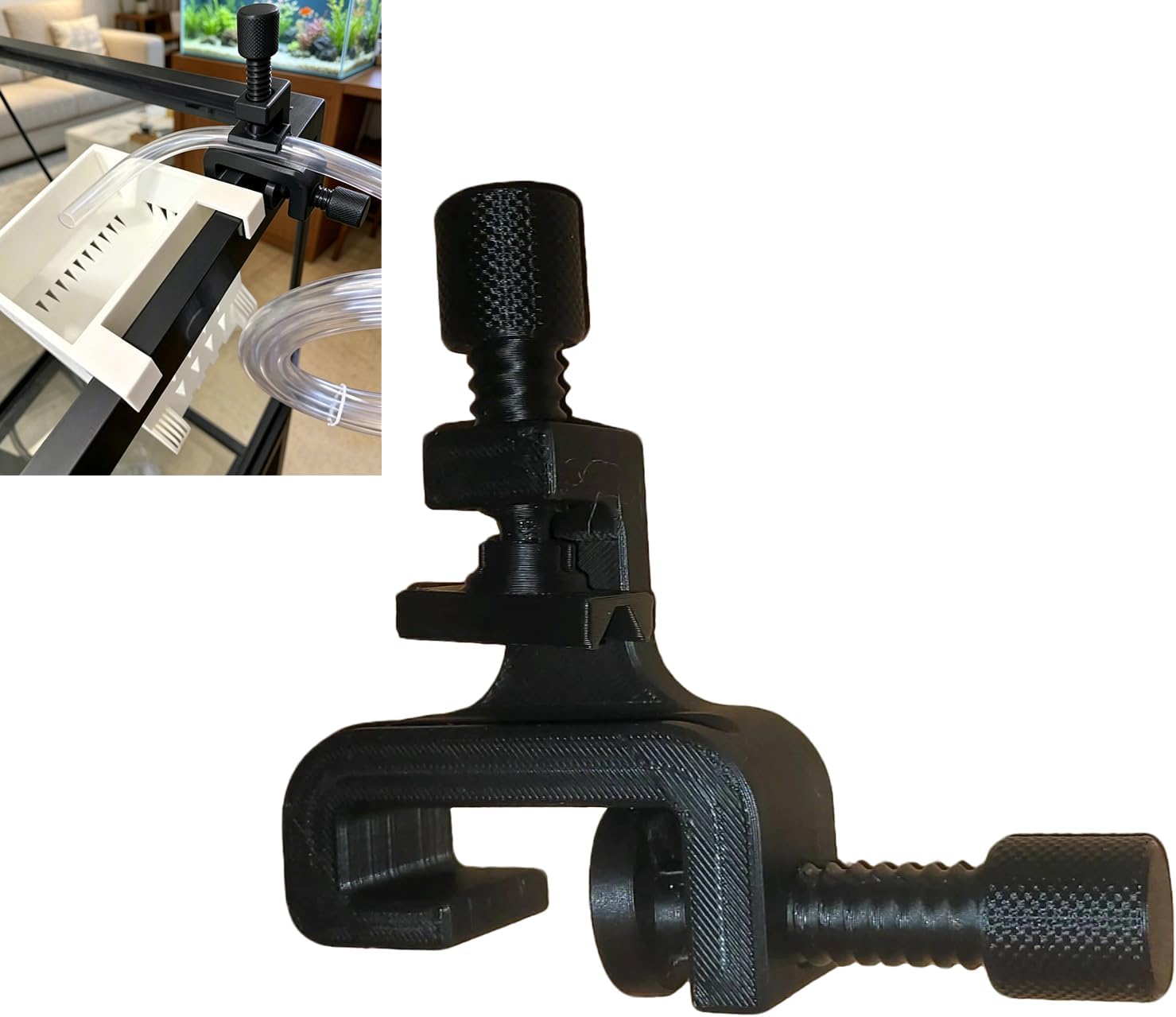 Plastic Pipe Clip - Collier de serrage pour tuyau d'aquarium,