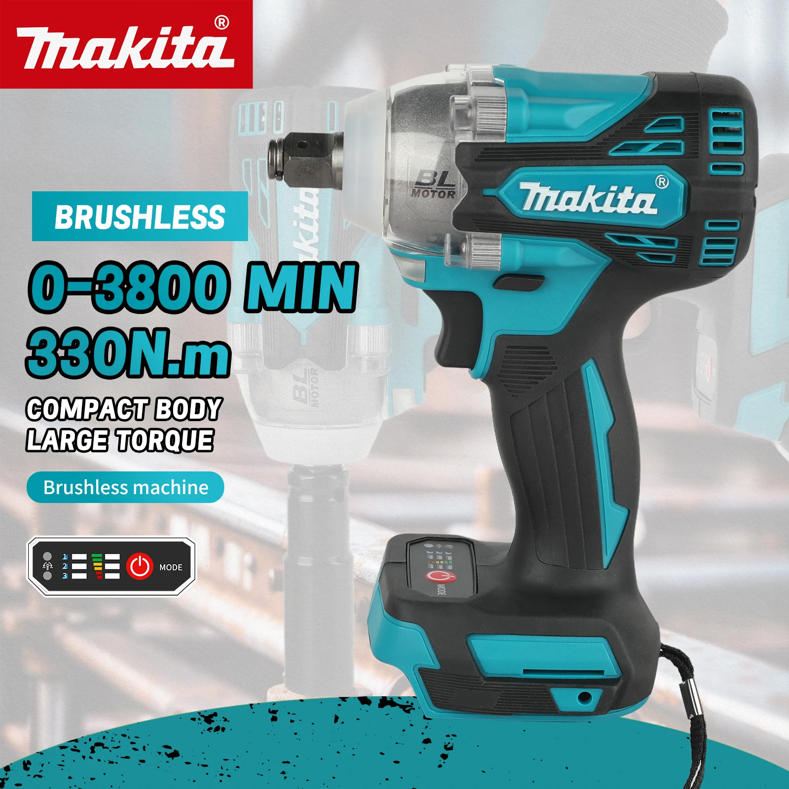 Makita Drill Dtw300 - Clé à chocs sans fil Makita