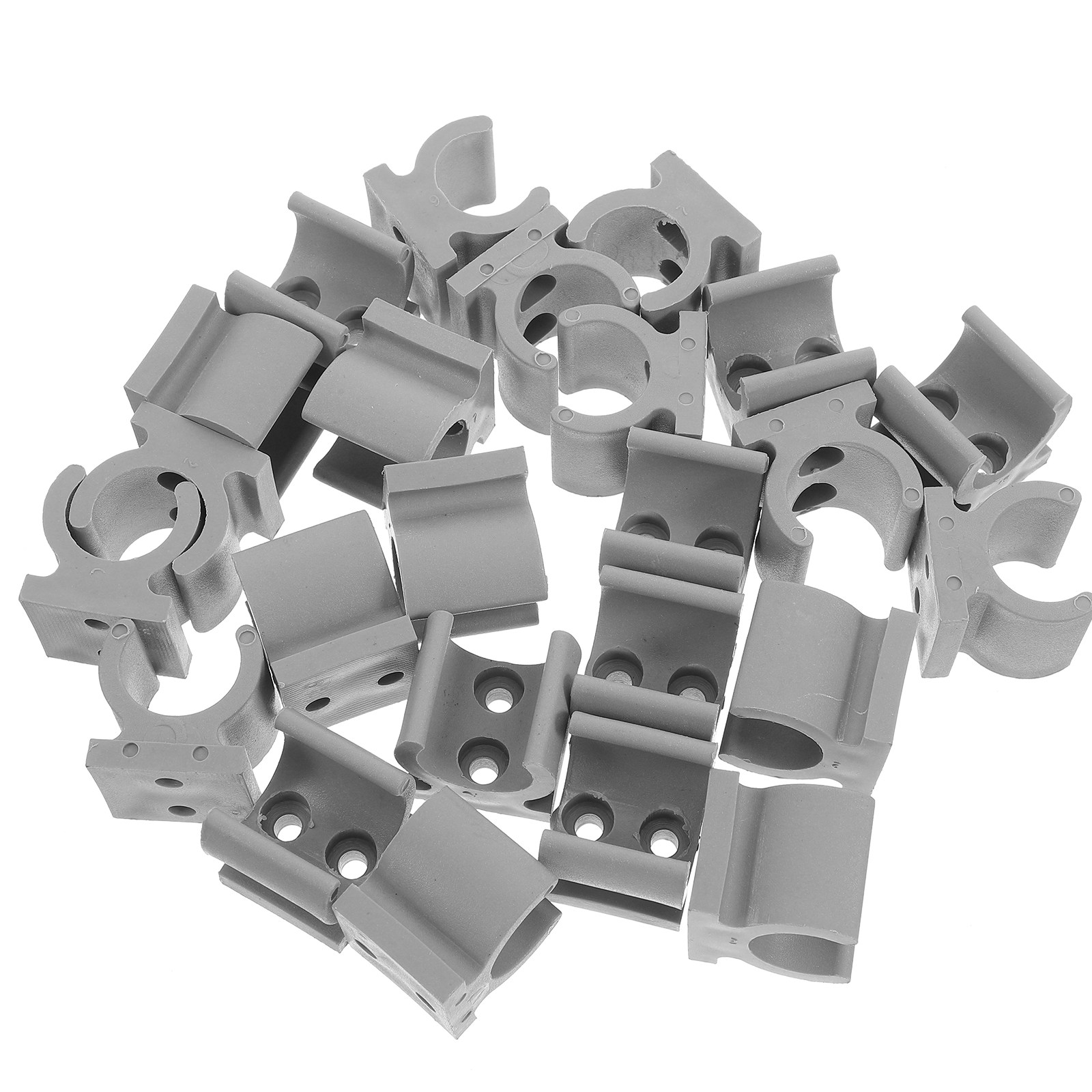 Plastic Pipe Clip - 24 pièces de pinces en plastique