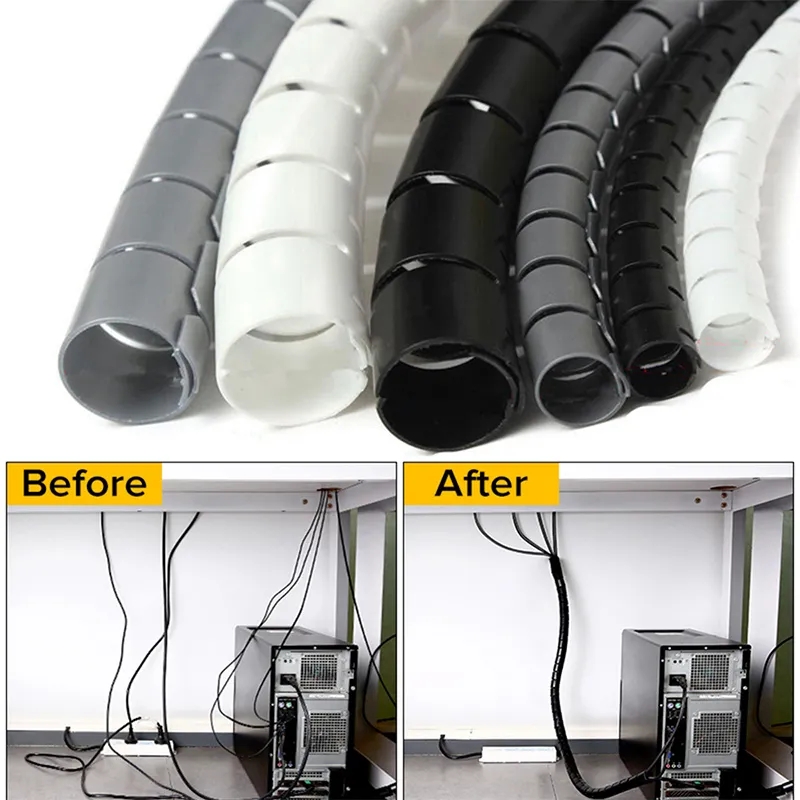 Organisateur de câbles en spir - Plastic Pipe Clip avis et prix