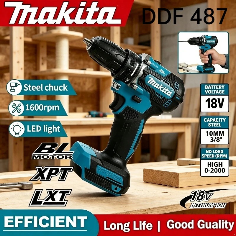 Makita DDF487 Perceuse-visseus - Makita Drill Ddf484 avis et prix