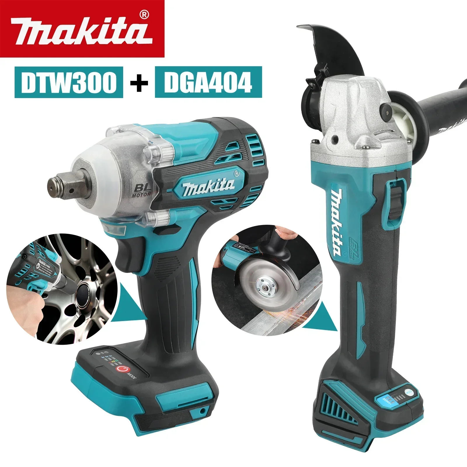 Makita DTW300 DGA404, ensemble - Makita Drill Dtw300 avis et prix