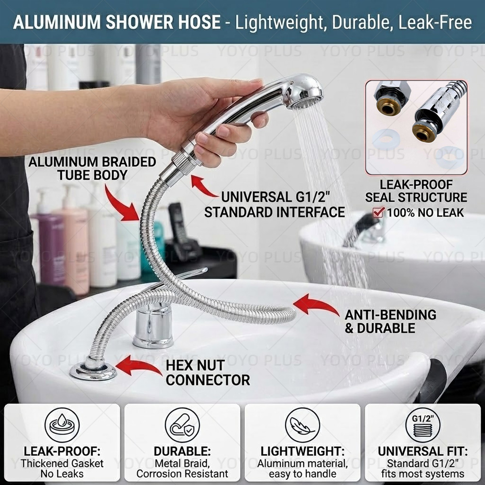 Tuyau de douche tressé en alum - Flexible Hose Braided avis et prix