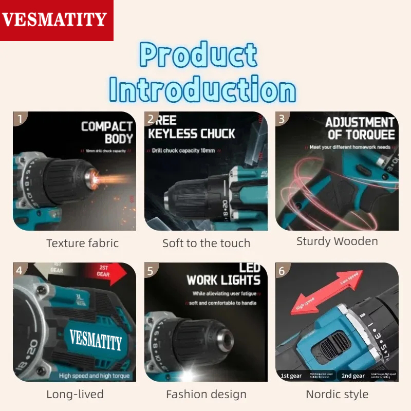 Perceuse-visseuse sans fil san - Makita Drill Ddf484 avis et prix